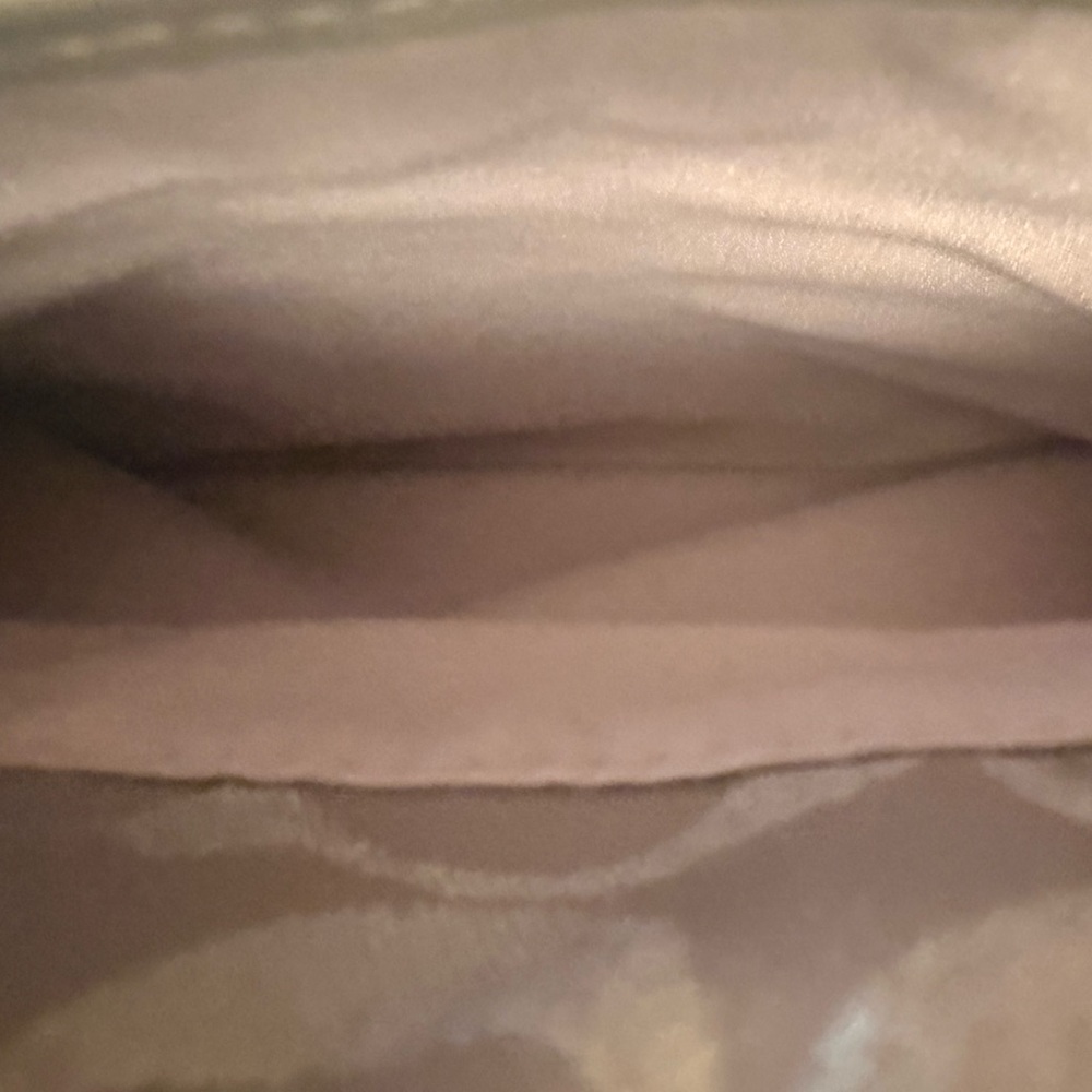 Coach Signature C Silver Metallic Crossbody Bag - Picture 15 of 16